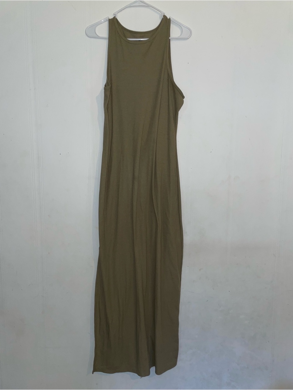 SO Green Ribbed Maxi Racerback Dress - Picture 2 of 7